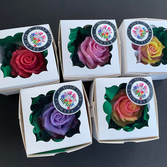 Rose Flower Soap Single