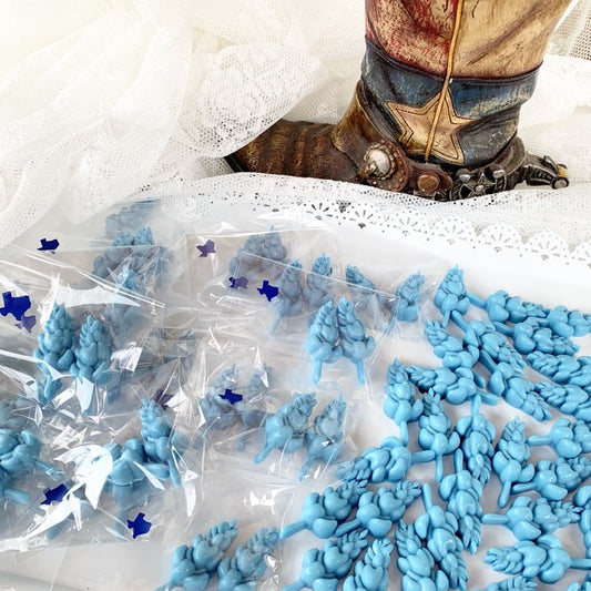 It's a boy, Baby shower soap favor,  Texas themed Bluebonnets, 10 packages