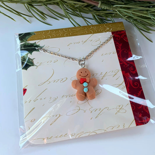 Gingerbread man soap gift box