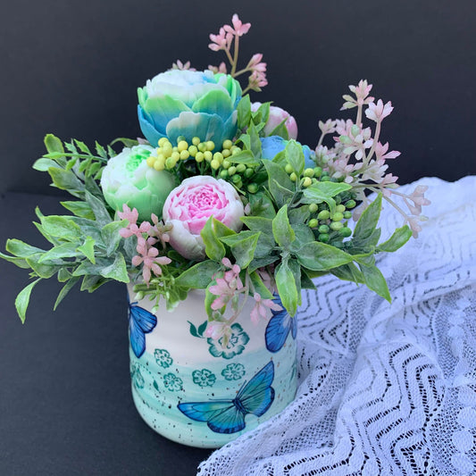 Shabby Peony summer dream flower arrangement