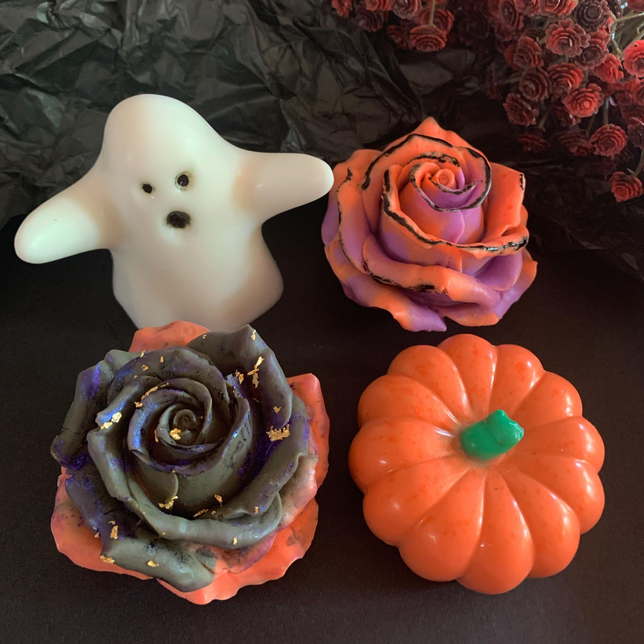 Halloween themed soaps, box of 4pc.