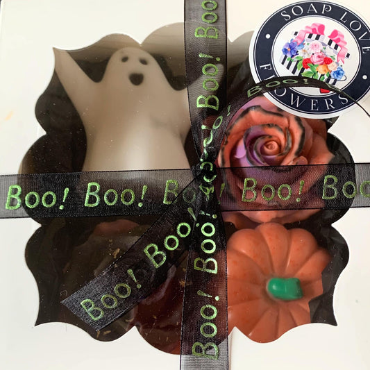 Halloween themed soaps, box of 4pc.