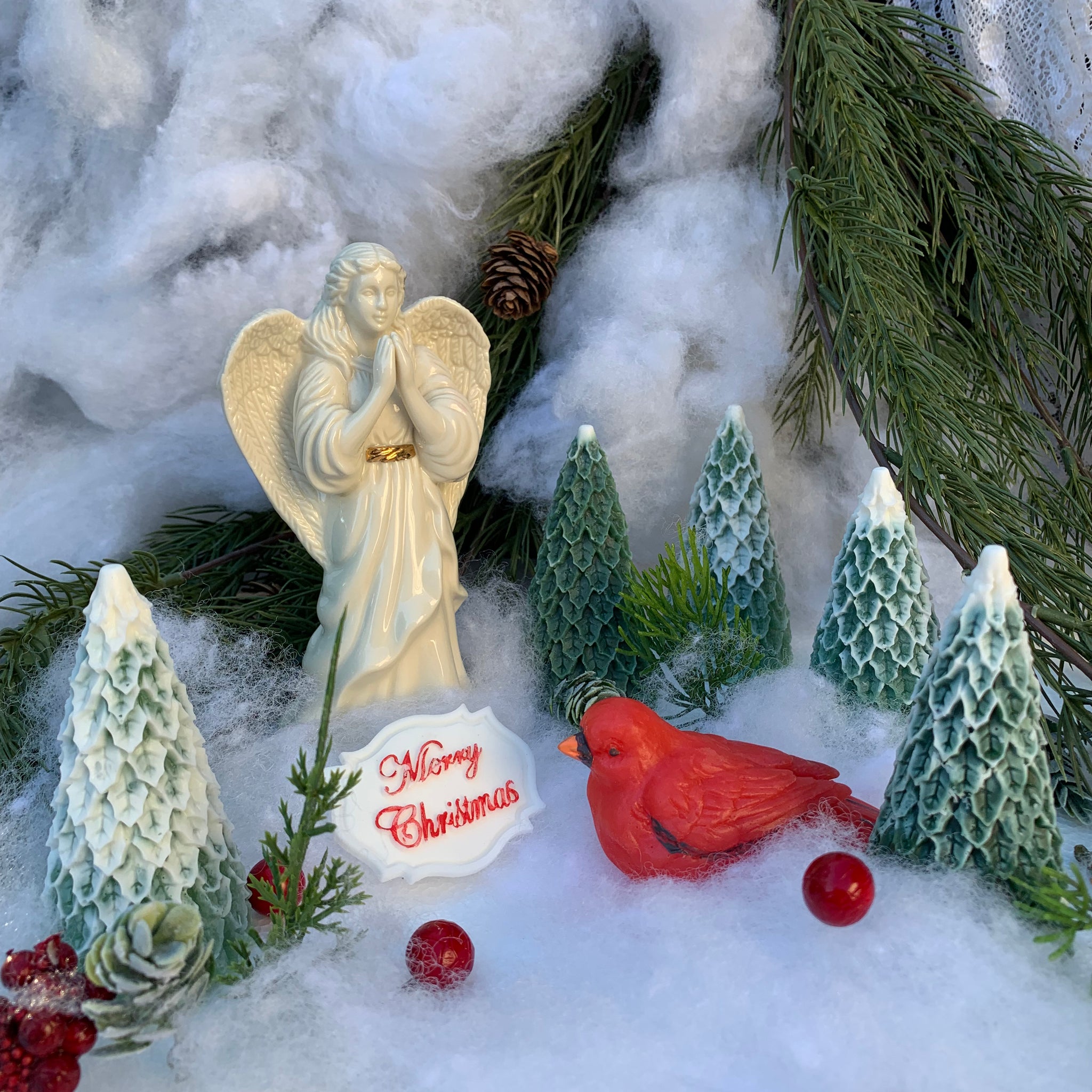 Cardinal love  - Christmas soaps gift box