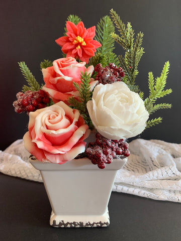 Christmas flower arrangement