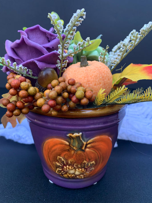 Little Pumpkin Fall Flowers arrangement